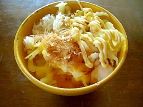 セロリ卵飯